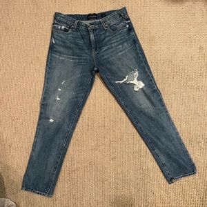 Lucky brand straight leg jeans, size 4/27, dark wash